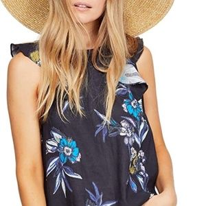 NWT Free People Summer in Tulum Linen Blend Tunic